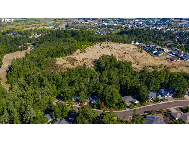 a view of city and ocean