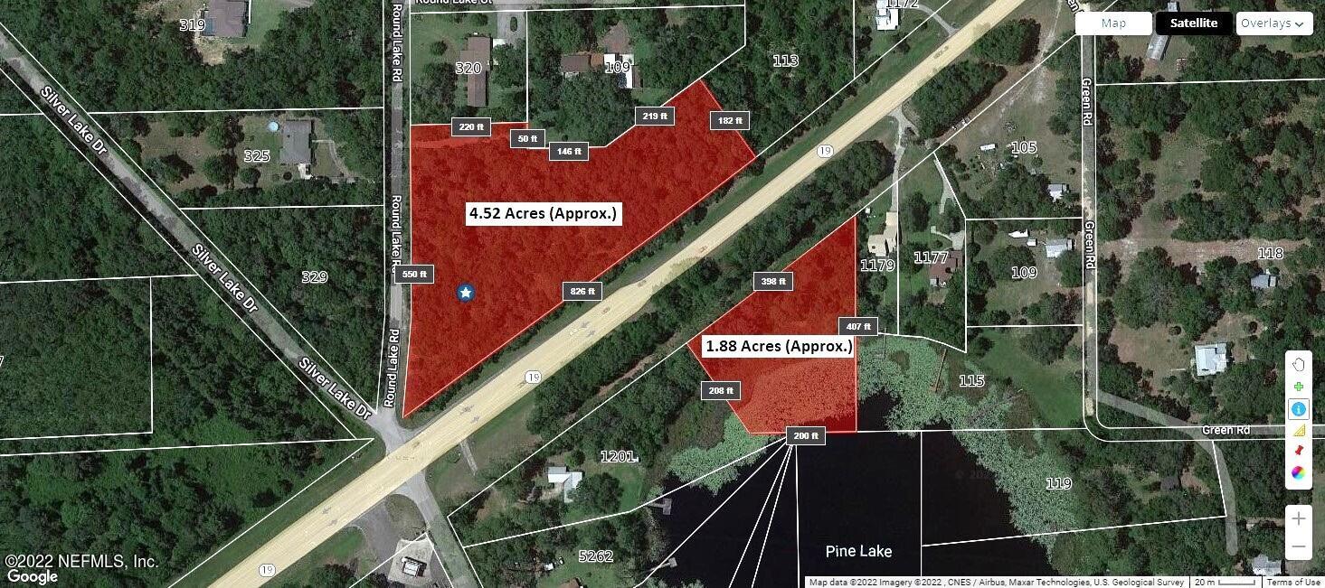0 Round Lake Road Palatka, FL 32177 - Photo 2 of 15 0 Round Lake Rd Parcel Dimensions