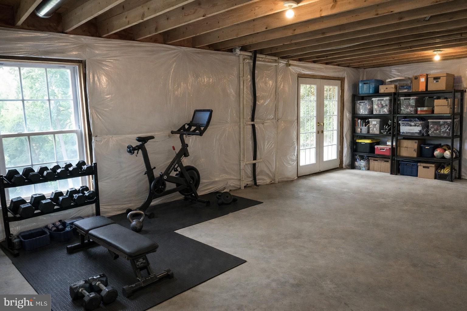 471 Summit Point Drive Front Royal, VA 22630 - Photo 25 of 42 Basement with French doors with exterior access