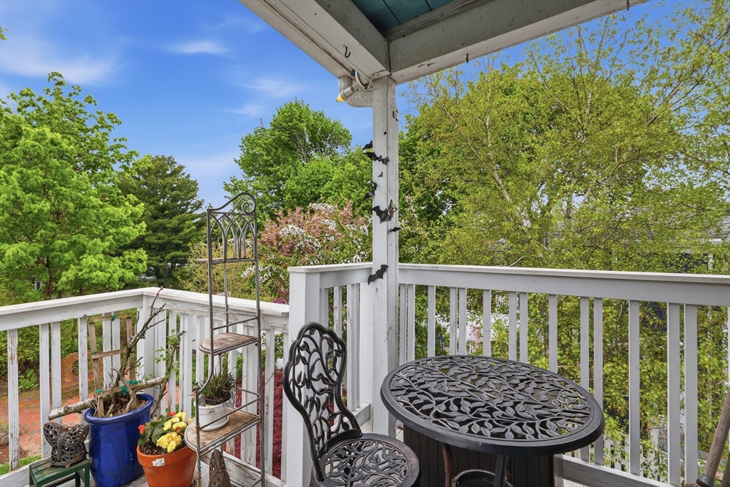 16 Evans Road, Unit 2 Marblehead, MA 01945 - Photo 20 of 24 a view of a balcony with furniture