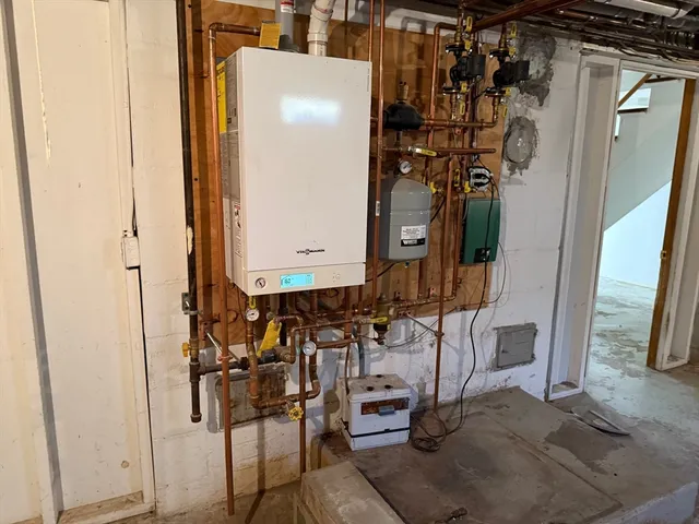 a close view of air conditioner duct and materials on a table