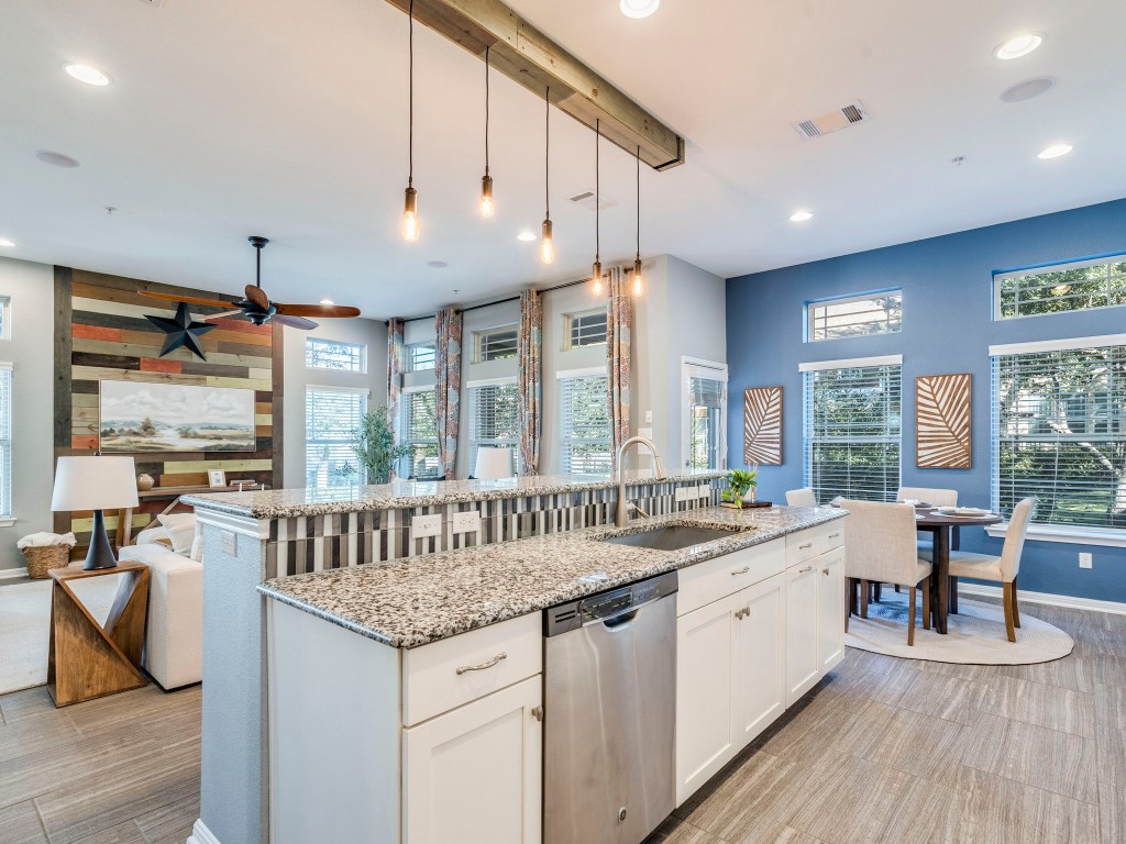 2930 Grand Oaks Loop, Unit 1903 Cedar Park, TX 78613 - Photo 10 of 36 a very nice looking kitchen with a large window