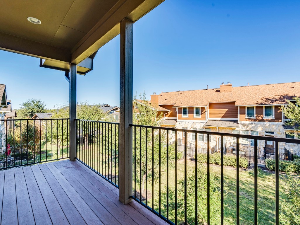 2930 Grand Oaks Loop, Unit 1903 Cedar Park, TX 78613 - Photo 26 of 36 a view of a balcony with wooden floor