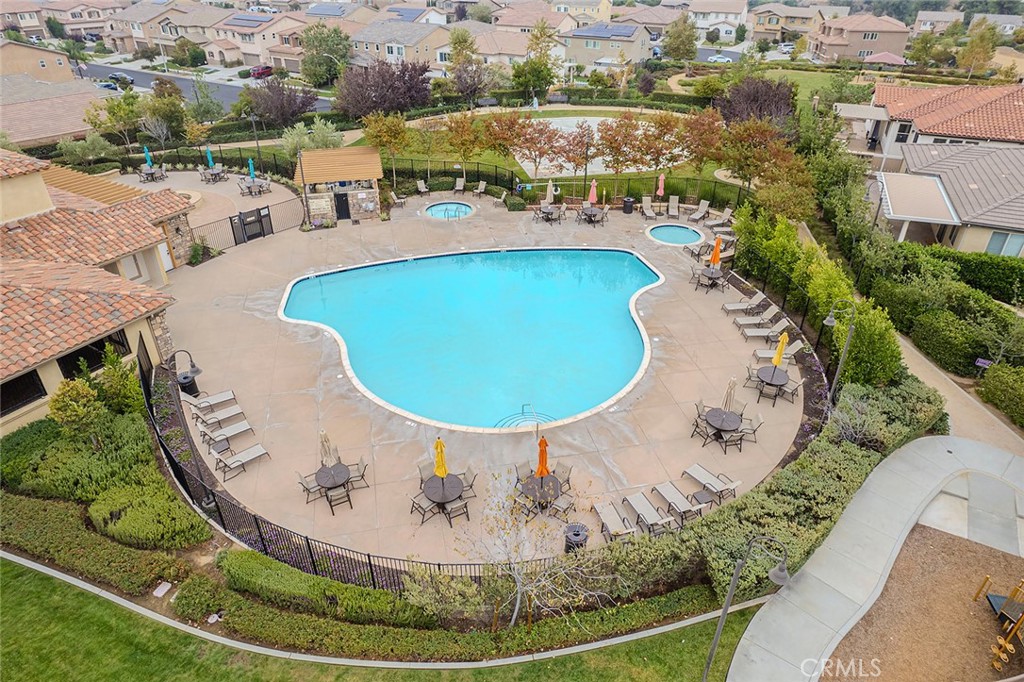 1189 Heritage Drive Calimesa, CA 92320 - Photo 34 of 36 an aerial view of a swimming pool