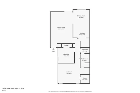 $189,000 | 1503 West Braker Lane, Unit A, Austin, TX 78758