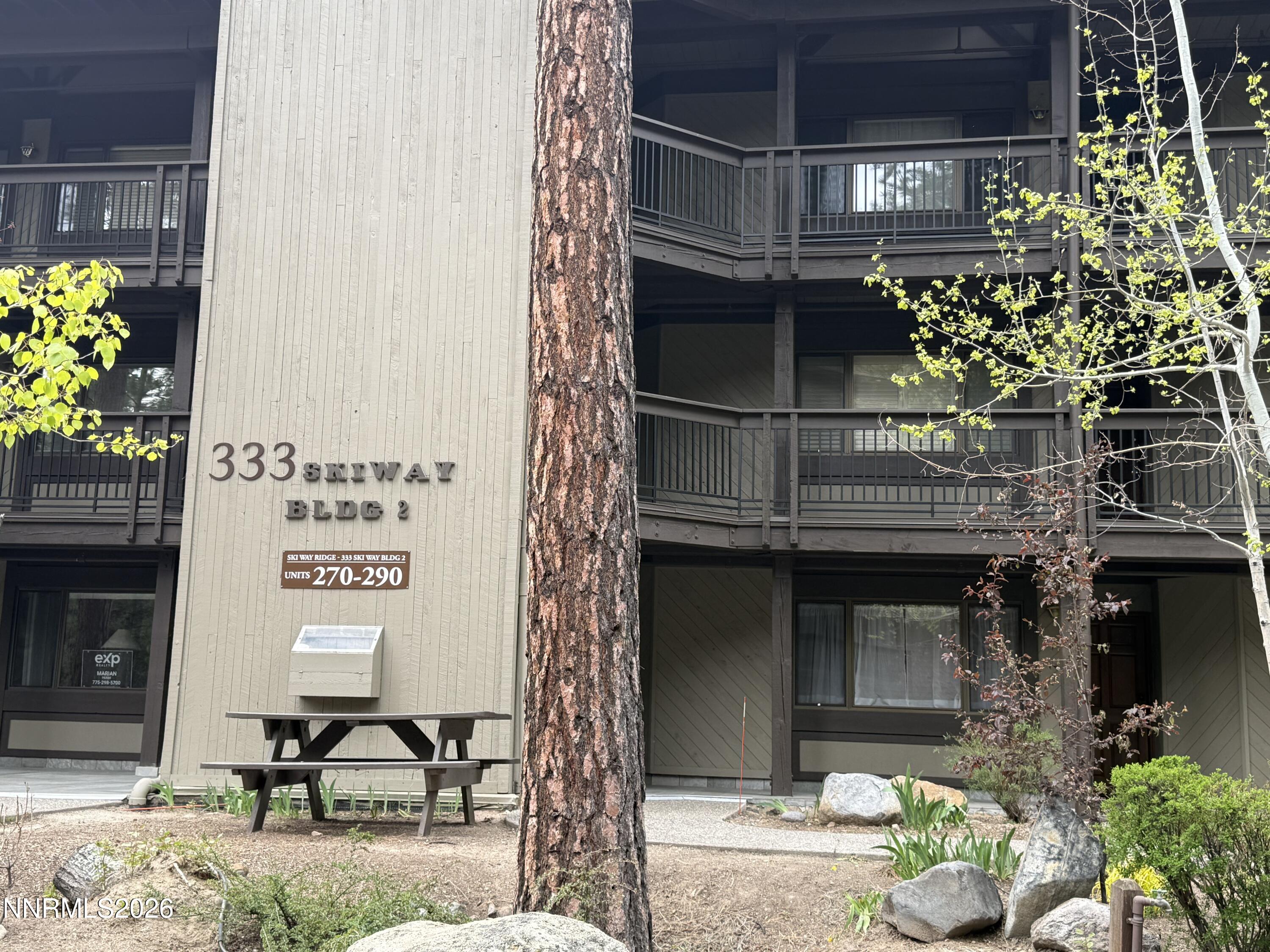 333 Ski Way, Unit 279 Incline Village, NV 89451 - Photo 28 of 43 a front view of a house with chairs