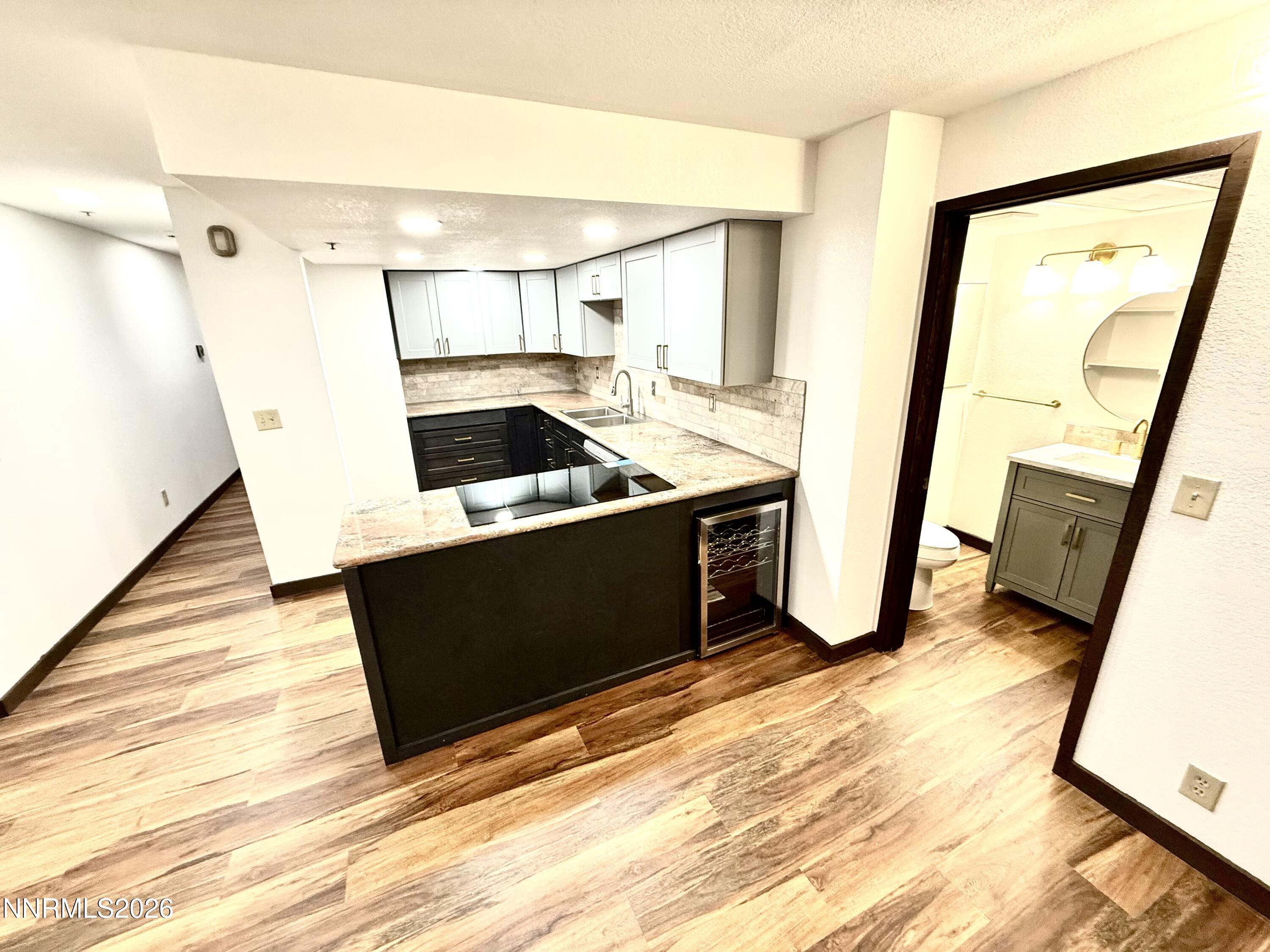 333 Ski Way, Unit 279 Incline Village, NV 89451 - Photo 6 of 43 a view of kitchen with sink and refrigerator