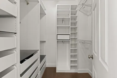 a view of walk in closet