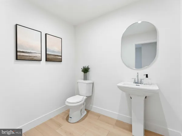 a view of a wooden deck