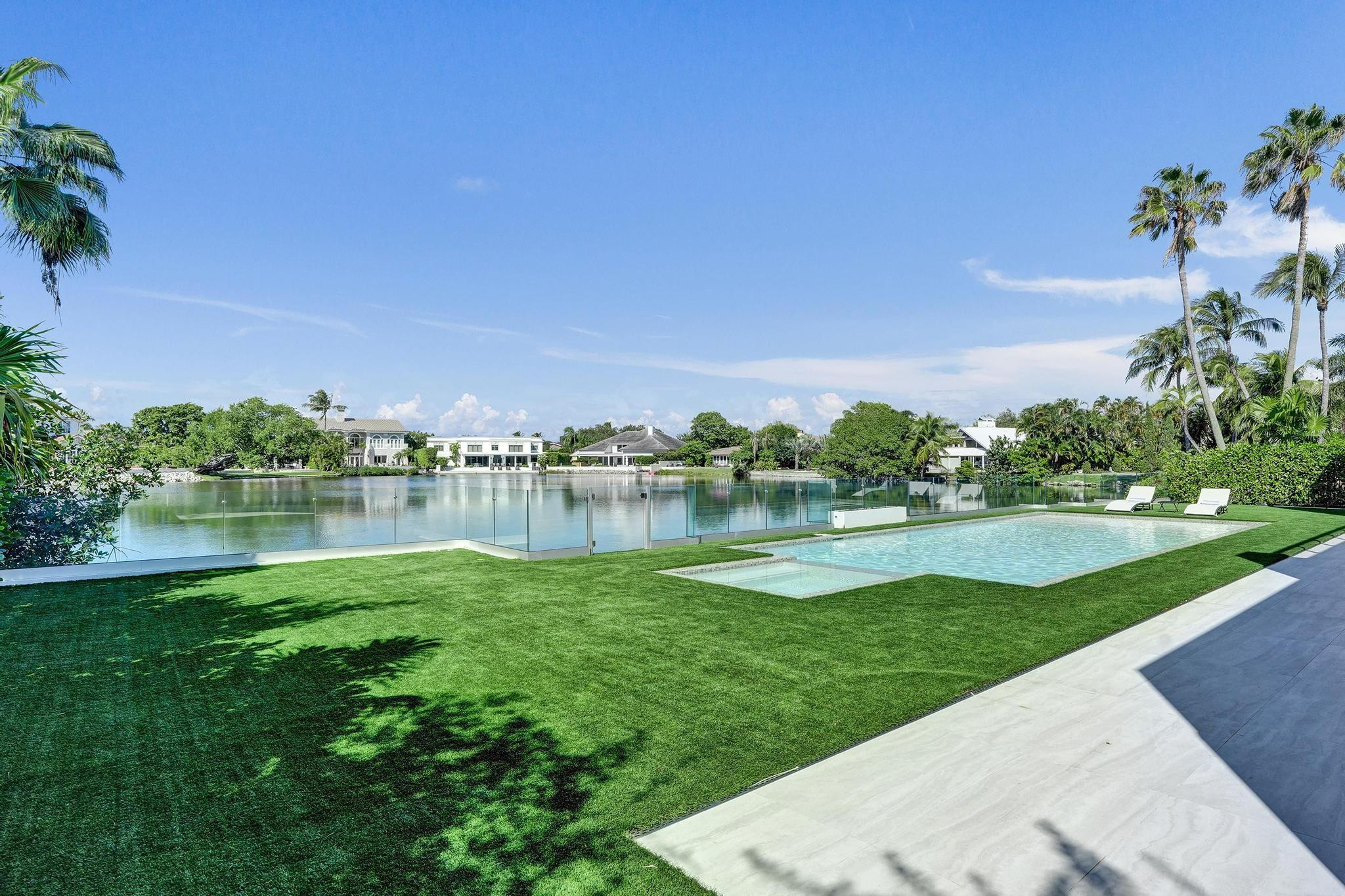 7 Seneca Road Sea Ranch Lakes, FL 33308 - Photo 46 of 65 a view of lake with green space