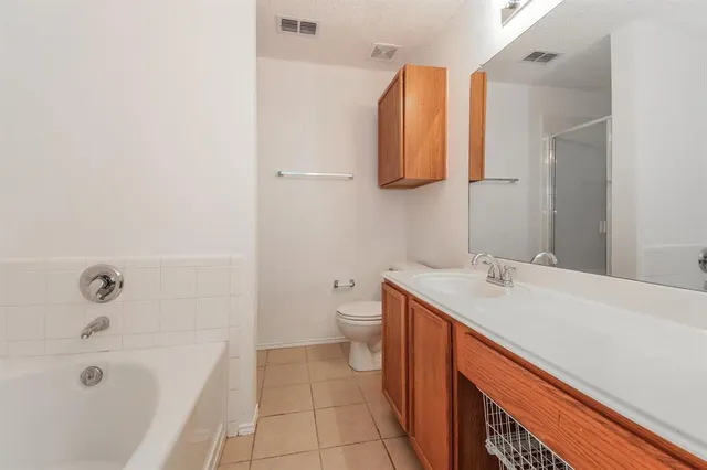 an empty room with closet