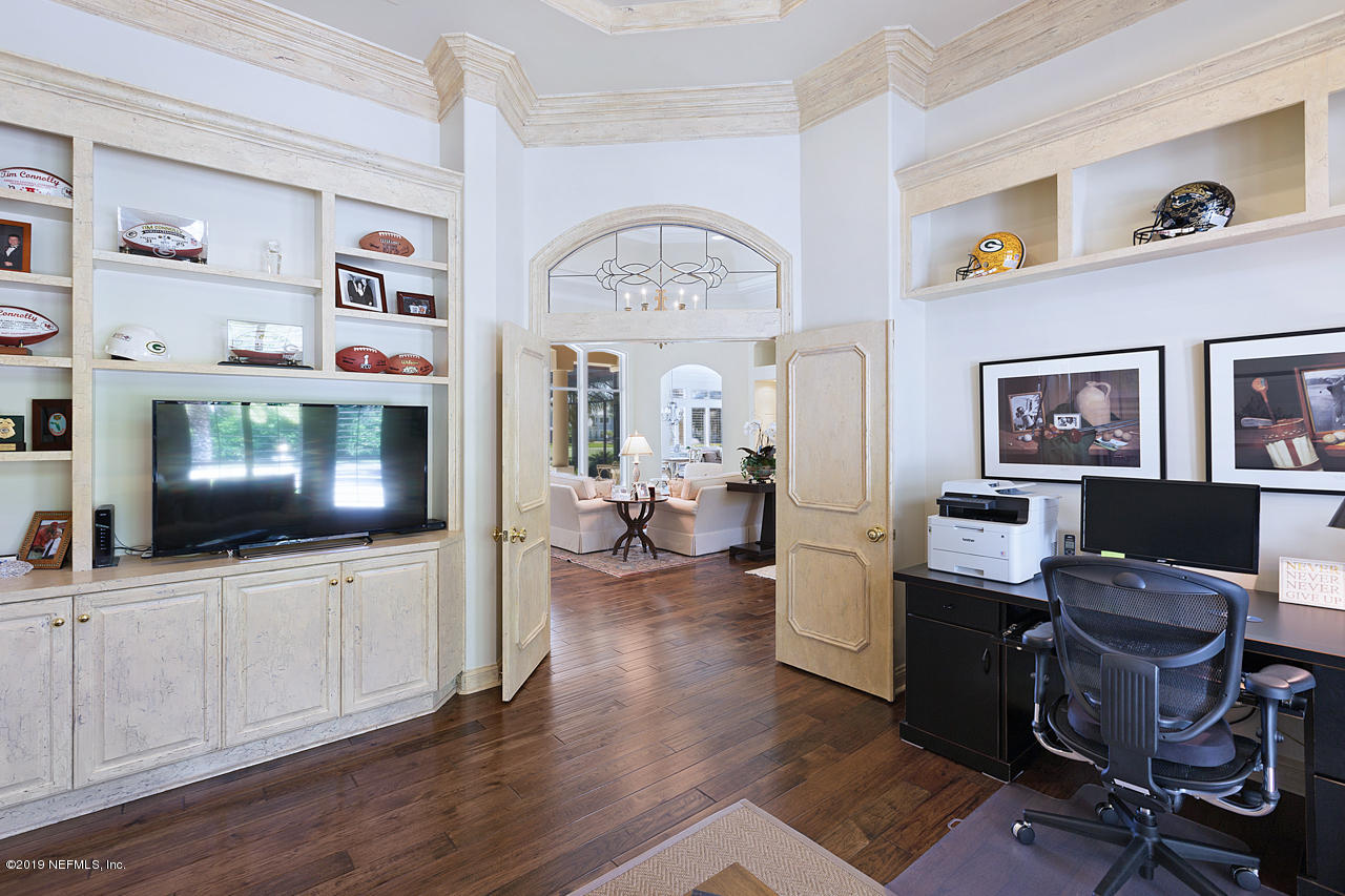 116 Governors Road Ponte Vedra Beach, FL 32082 - Photo 14 of 57 a view of a workspace with furniture and wooden floor