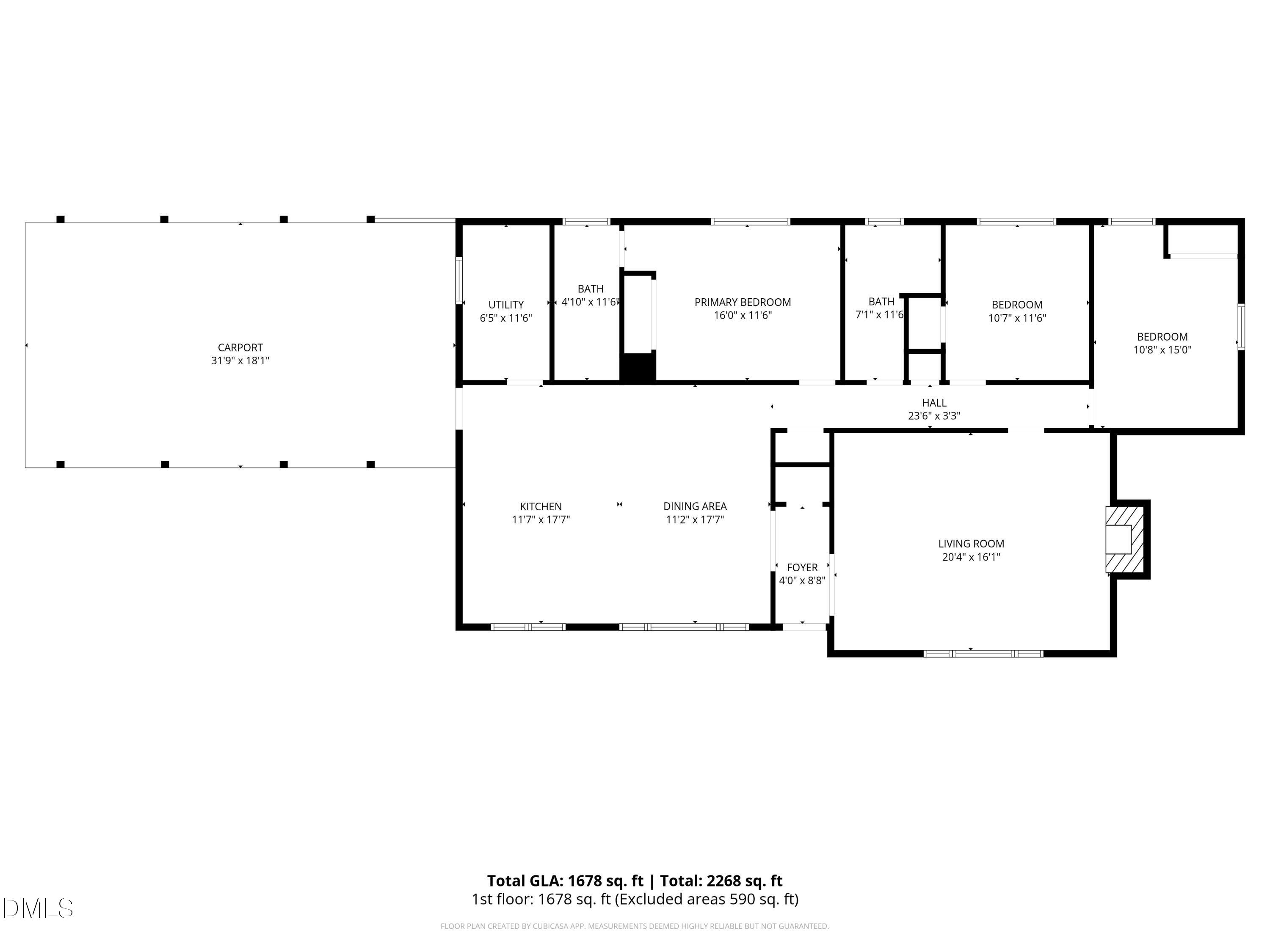 293 John Rosser Road Sanford, NC 27332 - Photo 38 of 38 1-Floorplan_1