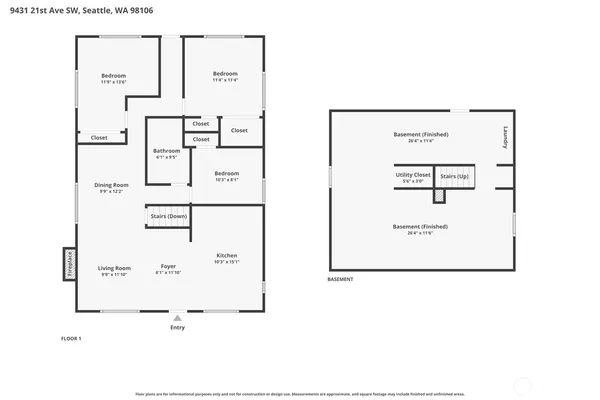 $665,000 | 9431 21st Avenue Southwest, Seattle, WA 98106