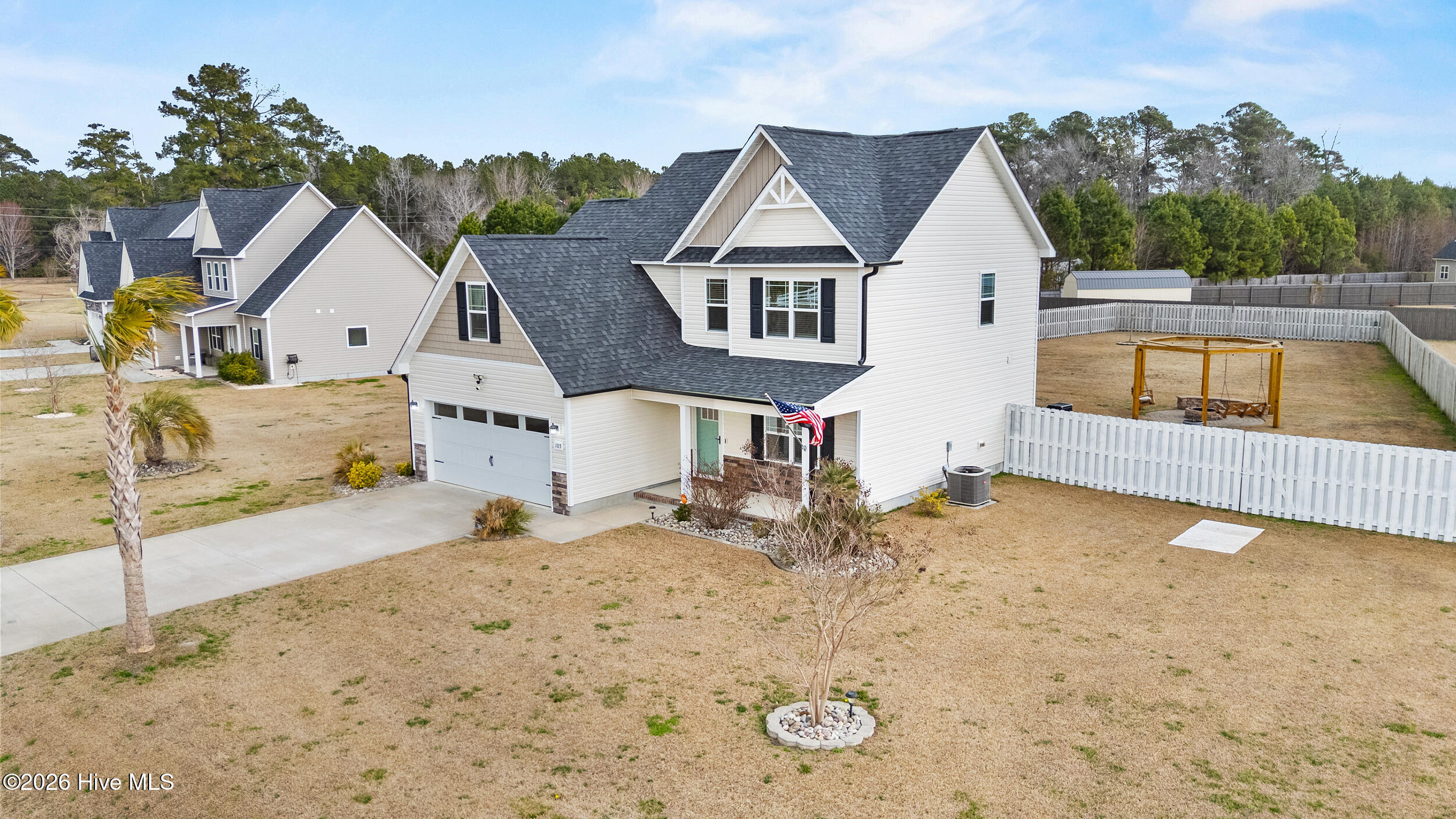 105 Barnhouse Road Jacksonville, NC 28546 - Photo 45 of 56 45_drone