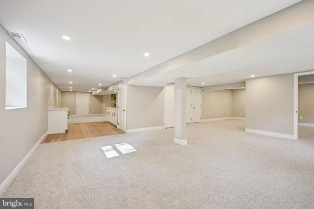 a view of empty room