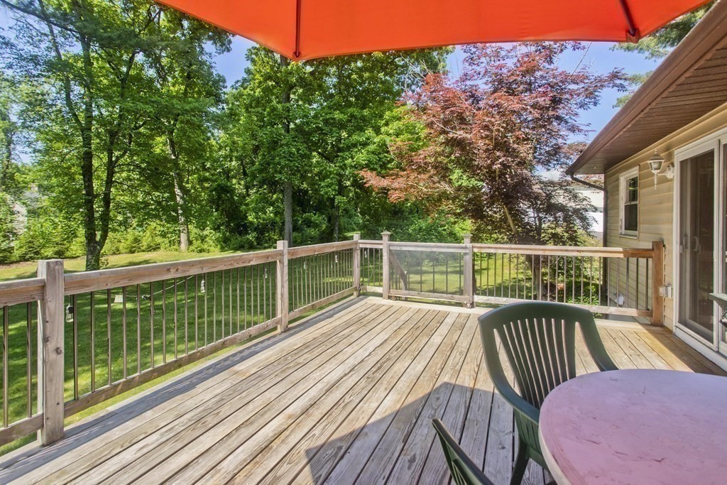 15 Circle Drive Wilbraham, MA 01095 - Photo 40 of 42 a view of balcony with wooden floor and fence