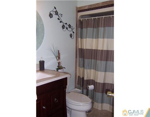 528 Chain O' Hills Road Colonia, NJ 07067 - Photo 14 of 25 a bathroom with a sink a toilet and shower