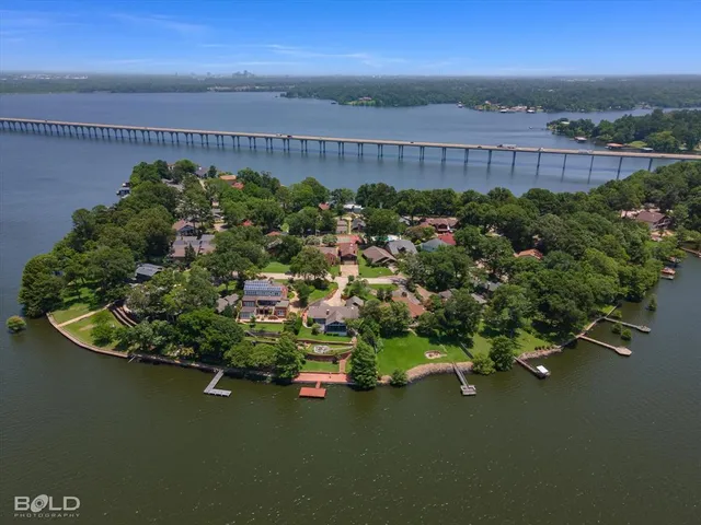 a view of a garden with a lake view