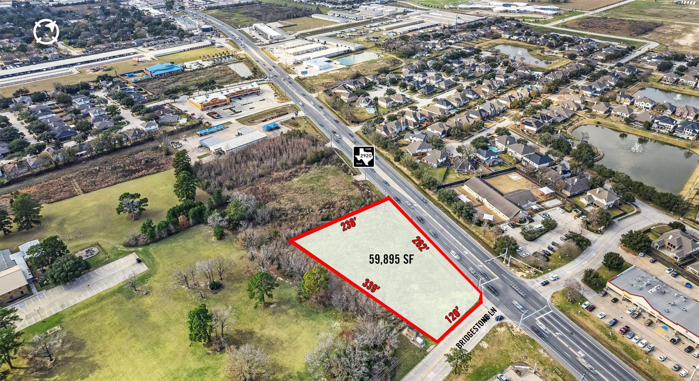 0 Fm 2920 Spring Spring, TX 77388 - Photo 2 of 4 an aerial view of a city