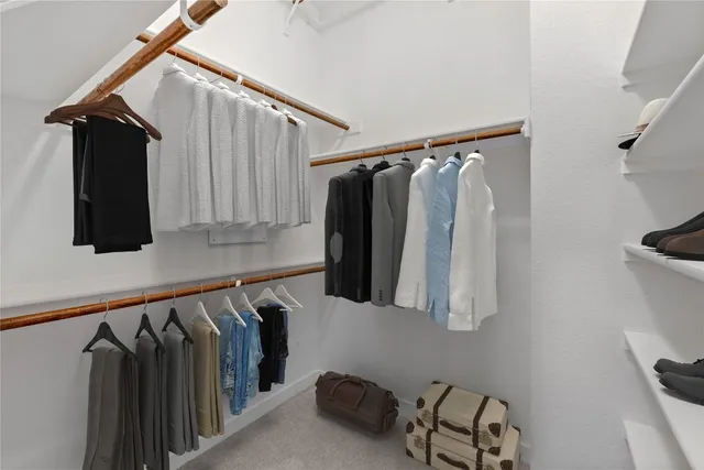 a walk in closet