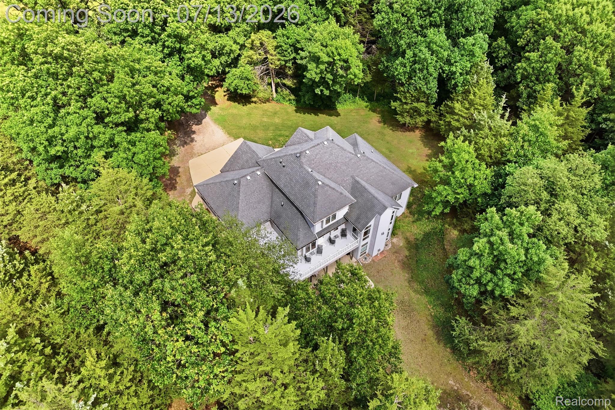 10525 Antcliff Road Brooklyn, MI 49230 - Photo 62 of 80 Aerial view of house