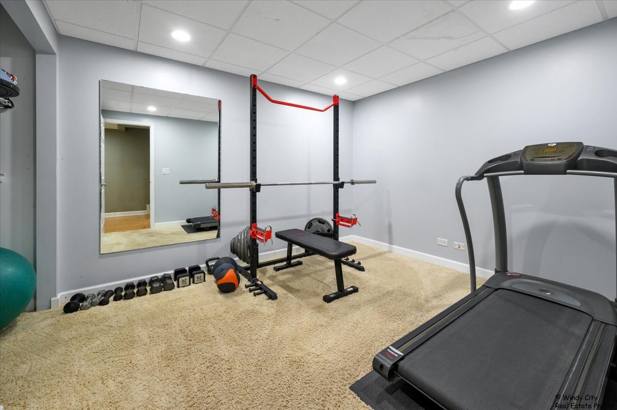 1880 Crofton Drive Algonquin, IL 60102 - Photo 33 of 44 a view of a room with gym equipment