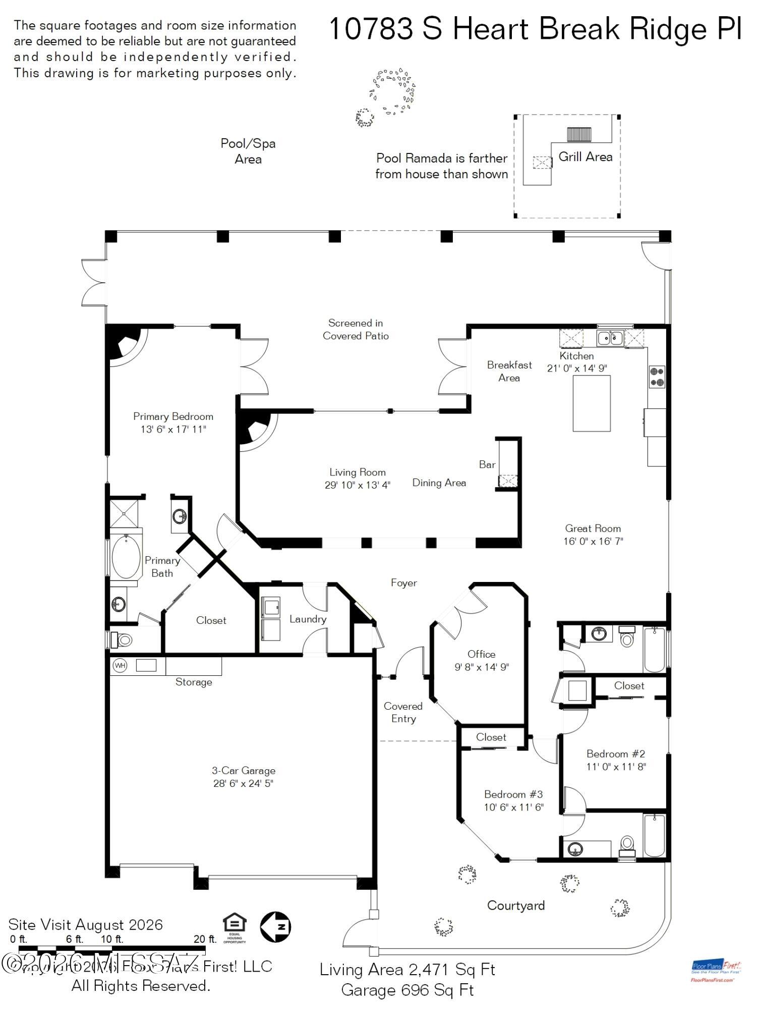 10783 South Heart Break Ridge Place Vail, AZ 85641 - Photo 36 of 36 Floor Plan