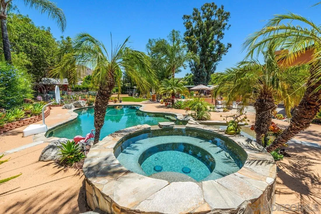 14725 Espola Road Poway, CA 92064 - Photo 29 of 50 an aerial view of a house with outdoor space swimming pool patio and outdoor seating