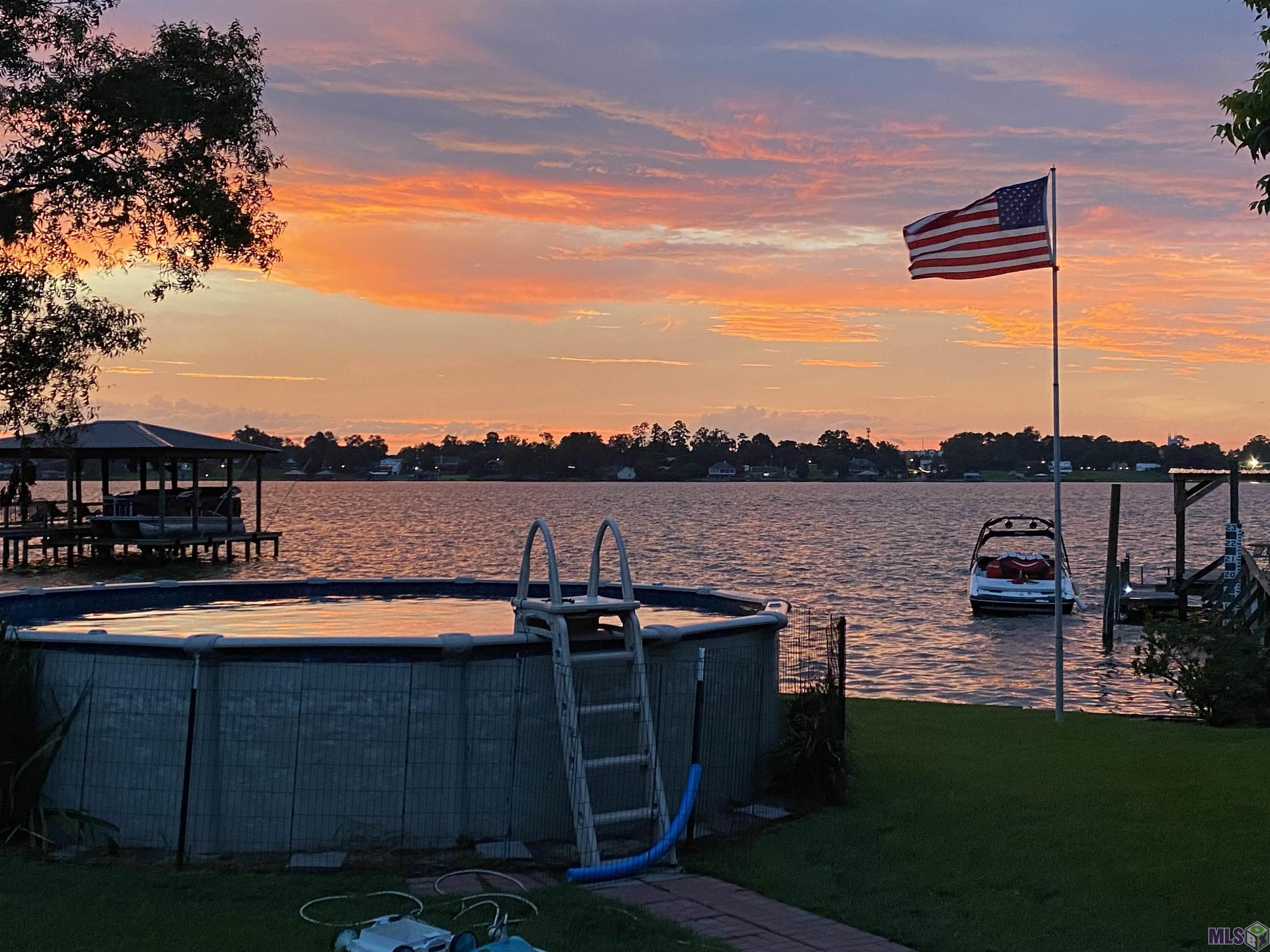 10241 Island Road Ventress, LA 70783 - Photo 27 of 27 Night view of Pool on River