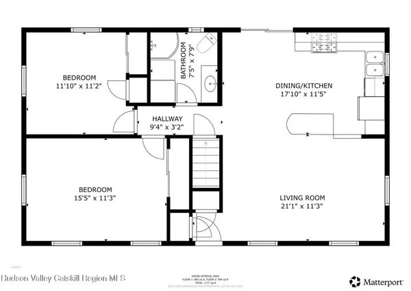 $395,000 | 296 Diamond Notch Road, Lanesville, NY 12450