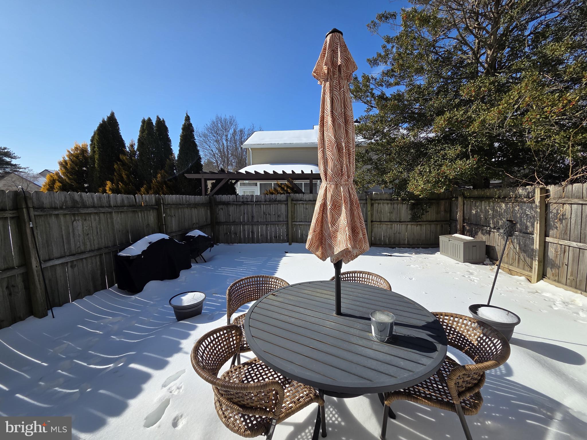 4 Berkely Way New Castle, DE 19720 - Photo 13 of 14 Fenced Rear Yard with New Deck