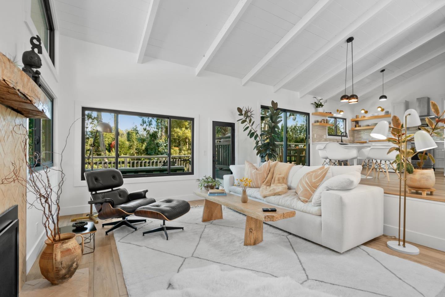 409 Townsend Drive Aptos, CA 95003 - Photo 8 of 43 a living room with furniture large window and gym equipment