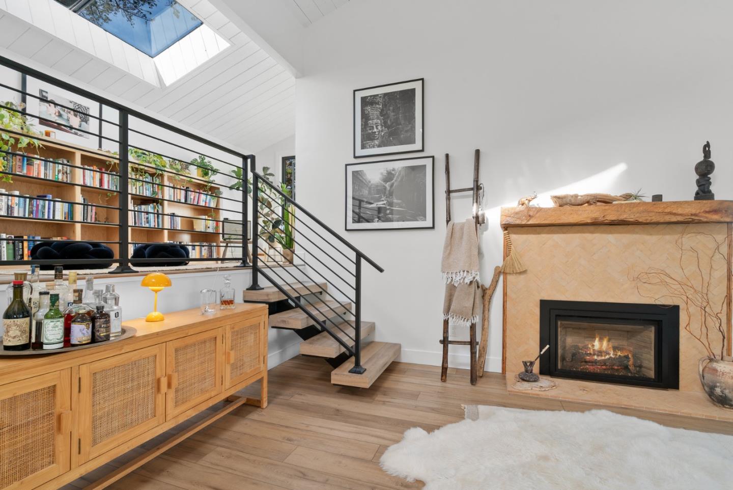 409 Townsend Drive Aptos, CA 95003 - Photo 10 of 43 a view of a livingroom with furniture and a fireplace