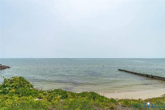 a view of an ocean beach