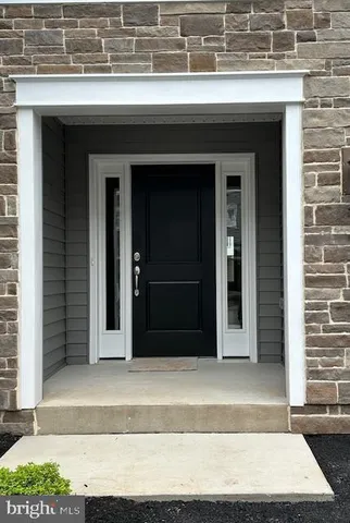 a view of entrance front of the building