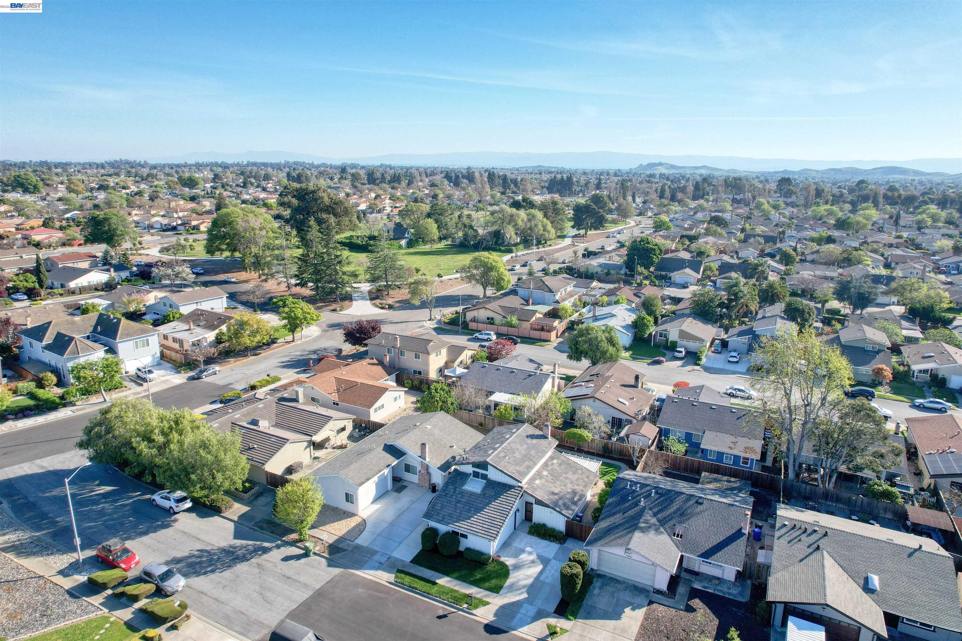 32471 Lake Ree Street Fremont, CA 94555 - Photo 27 of 31 an aerial view of a city