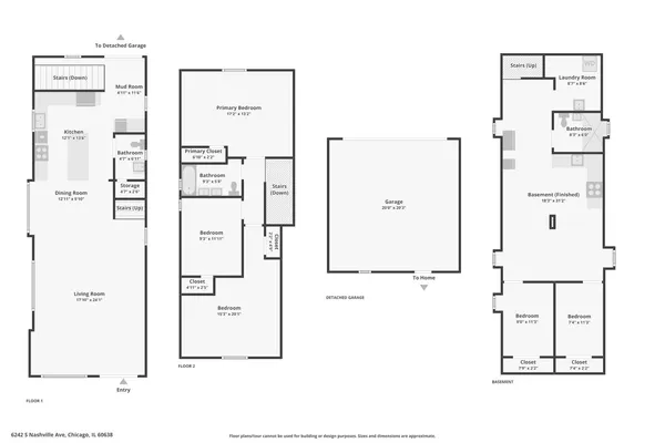 $519,900 | 6242 South Nashville Avenue, Chicago, IL 60638