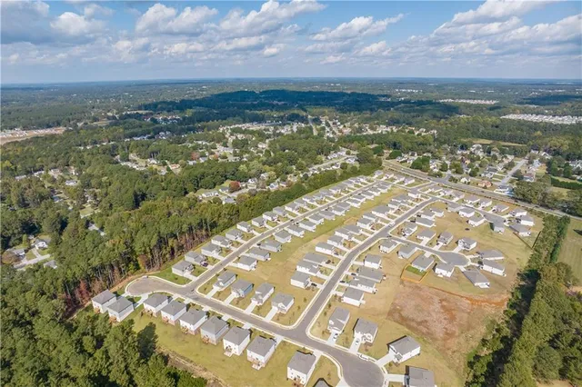 a view of a city with an ocean