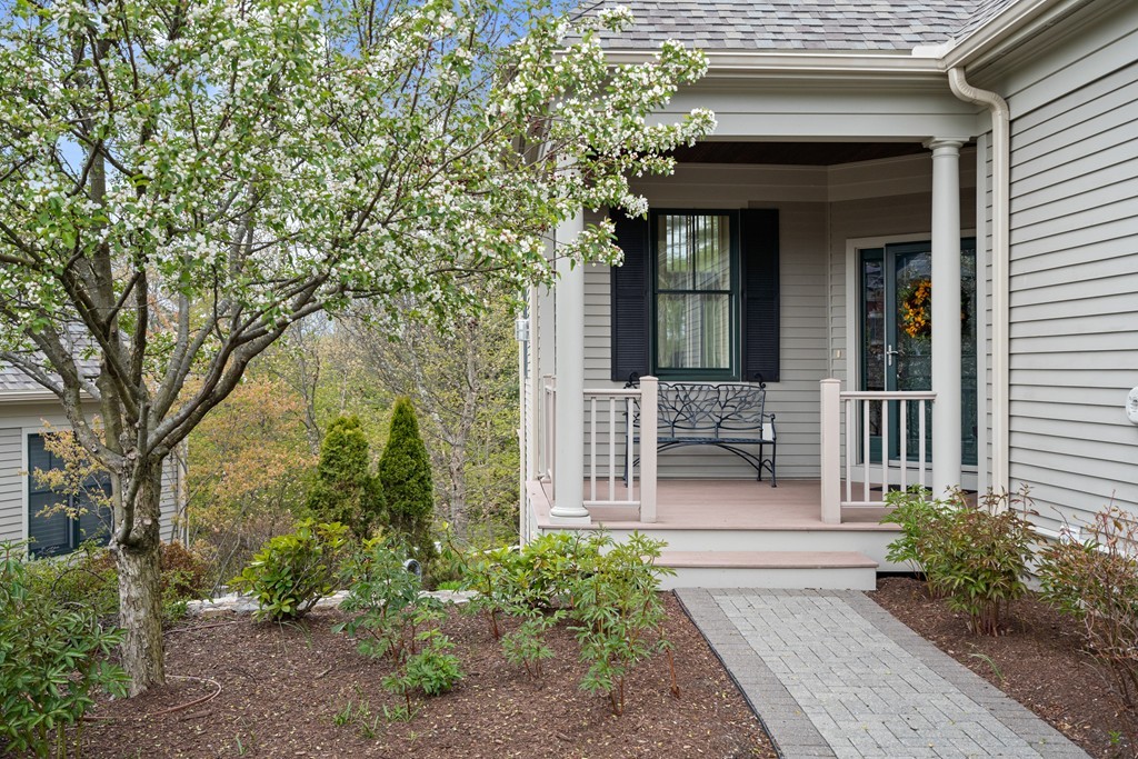 21 South Cottage Road, Unit 21 Belmont, MA 02478 - Photo 2 of 27 a front view of a house with garden