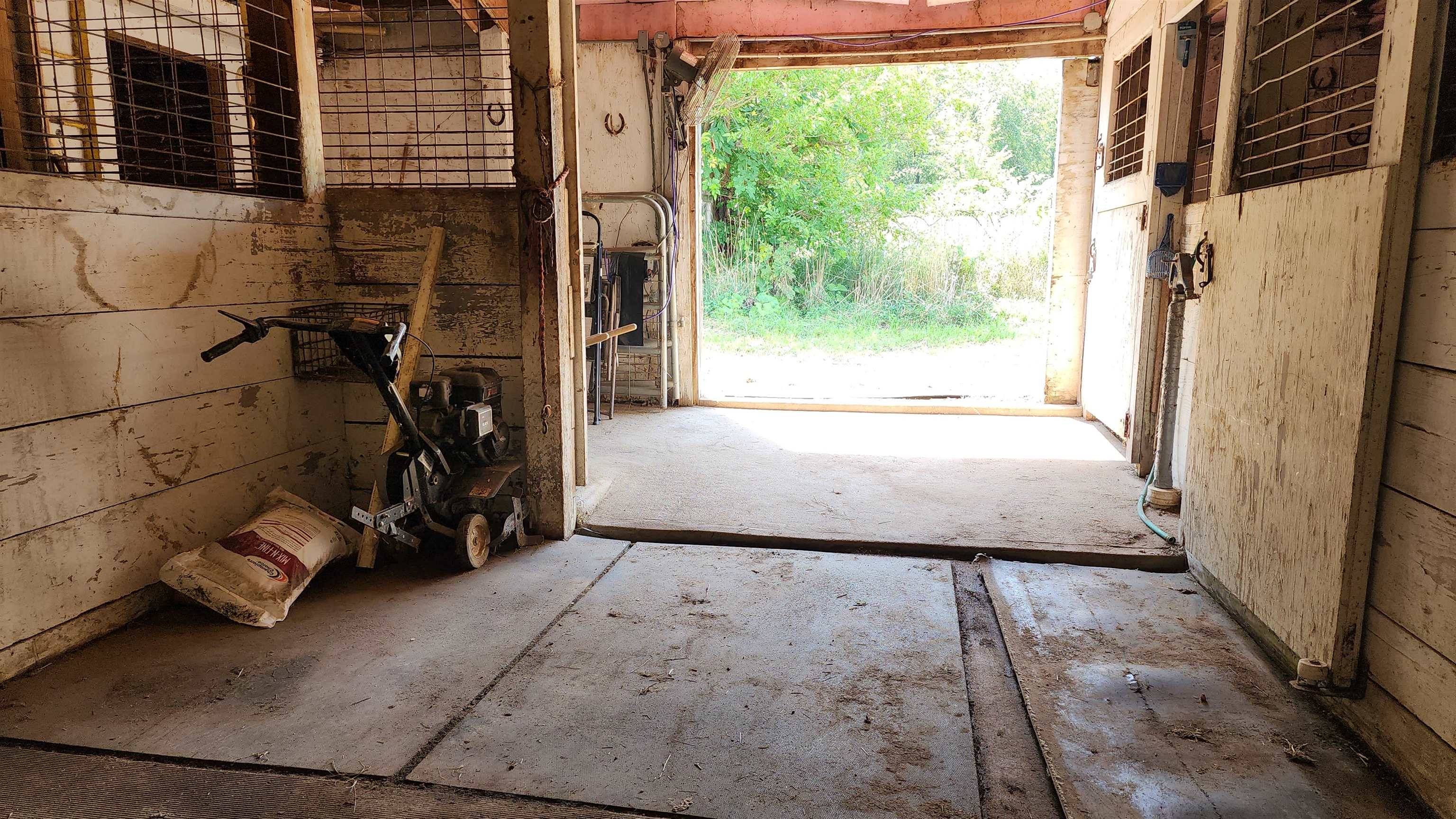 3443 Eddie Road Winnebago, IL 61088 - Photo 26 of 29 a view of a room with gym equipment and a large window