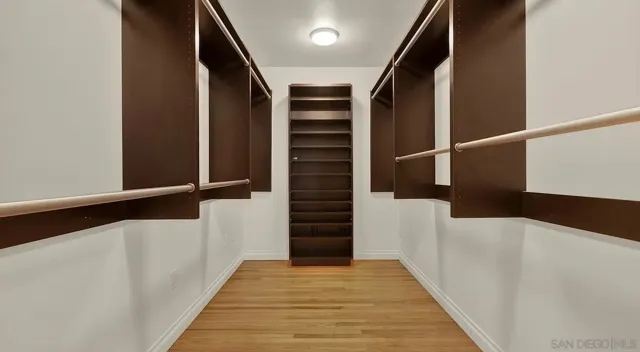 a view of walk in closet