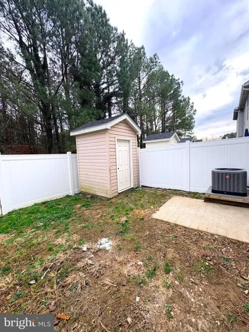 a backyard of a house