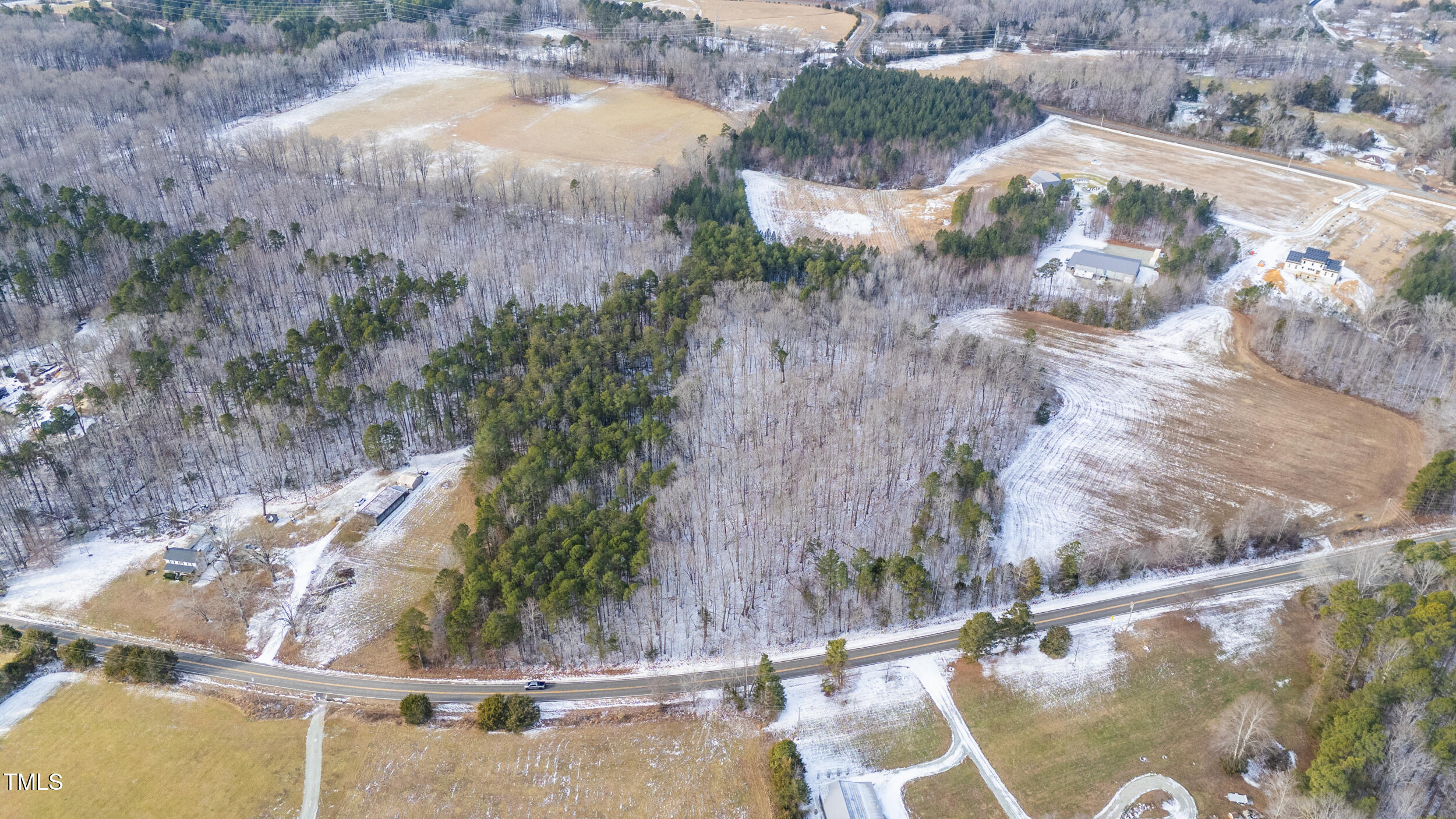 Lot 2 Nc 157 Rougemont, NC 27572 - Photo 3 of 9 NC-157 LOT-Drone-3
