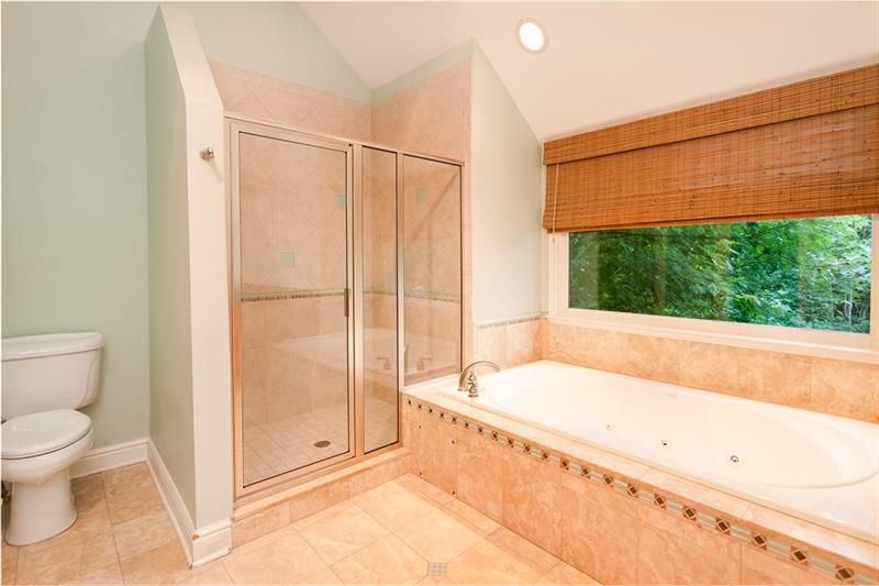520 Farndale Road Pittsburgh, PA 15238 - Photo 14 of 21 Master bath with wooded back drop