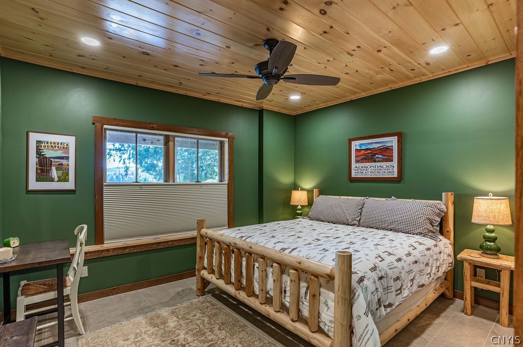 181 Tuttle Road Webb, NY 13420 - Photo 32 of 40 Lower Level Guest Bedroom