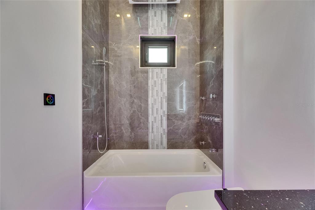 6532 Simone Shores Circle Apollo Beach, FL 33572 - Photo 12 of 86 a bathroom with a toilet tub and shower