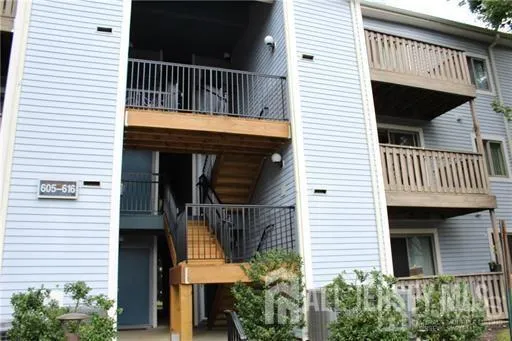 a view of front door and potted plants