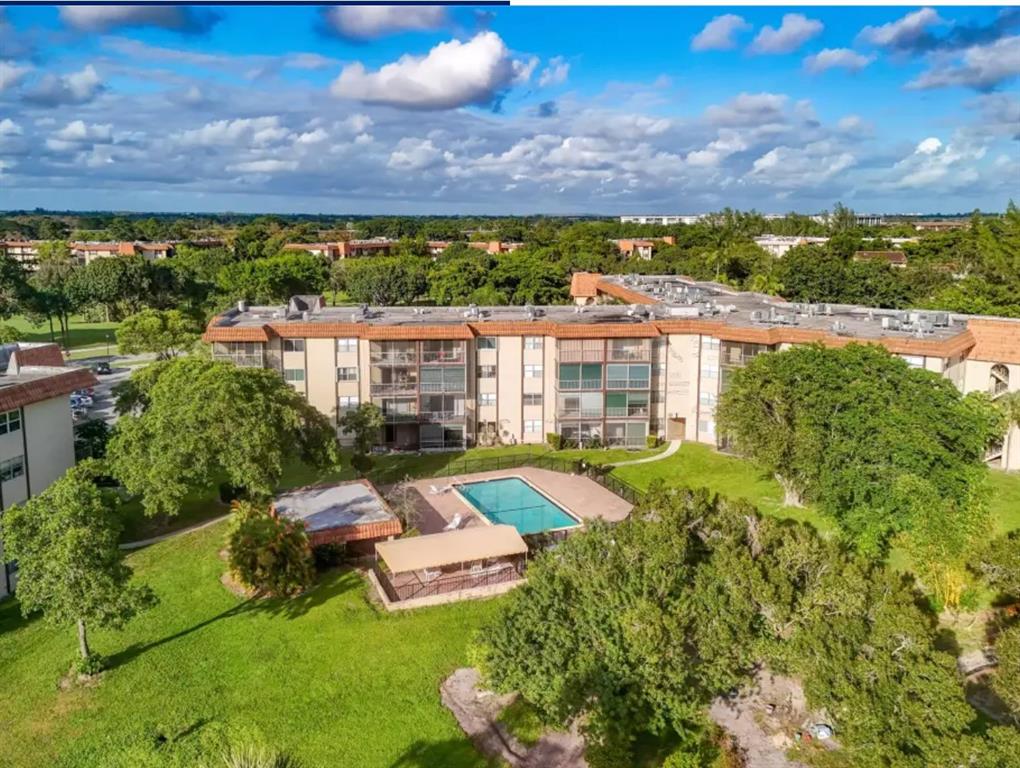 a view of a city with lawn chairs and a view of city