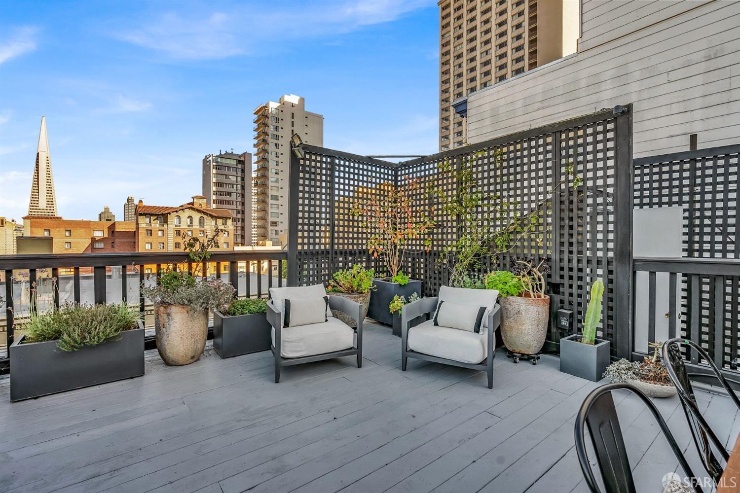 1049 Clay Street San Francisco, CA 94108 - Photo 21 of 28 a view of a balcony with couch